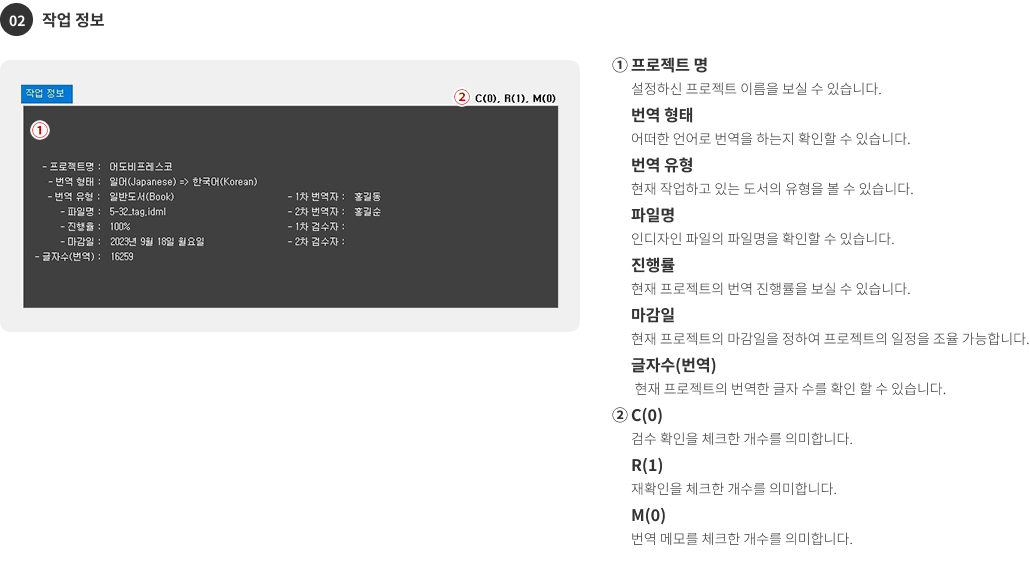 메뉴설명